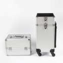 Schoonheidsspecialiste trolley make-up koffer met 4 wielen Sirius Voorraad