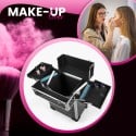 Professionele make-up koffer met 4 trays en een salon trolley Betel Korting