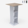 Hoge bartafel met 3 planken 60x60 cm Sunet Aanbieding