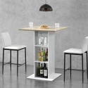 Hoge bartafel met 3 planken 60x60 cm Sunet Korting