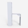 Mobiele moderne bar hoge tafel voor krukken met planken h109 Tanul Voorraad