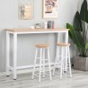 Hoge tafel bartafel voor barkrukken 140 x 37 x 100 cm Edebel Kortingen