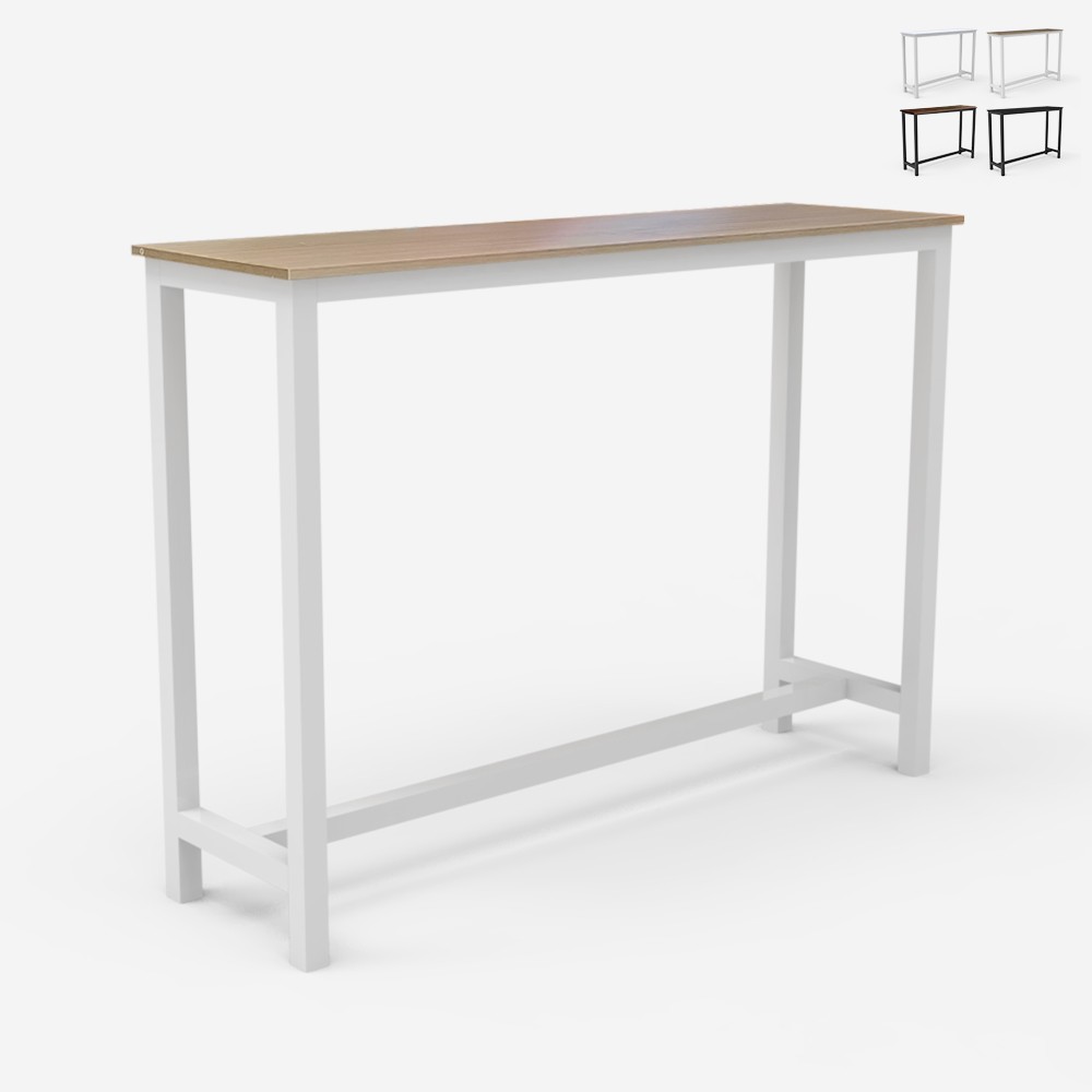 Hoge tafel bartafel voor barkrukken 140 x 37 x 100 cm Edebel