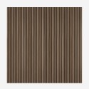 4 x decoratieve akoestische wandpanelen 240x60cm in donker Walnoothout Kover-NS Kortingen