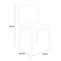 Set van 25 stapelbare polypropyleen buitenstoelen Love Bica Kosten