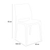 Set van 25 stapelbare polypropyleen buitenstoelen Love Bica Kosten