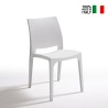 Set van 25 stapelbare polypropyleen buitenstoelen Love Bica Model
