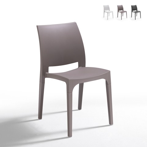Set van 25 stapelbare polypropyleen buitenstoelen Love Bica Aanbieding