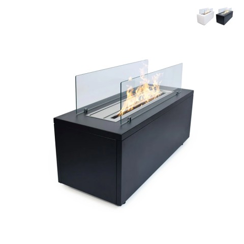 Vrijstaande bio-ethanol haard voor binnen en buiten 100x40x40cm Caravaggio Aanbieding