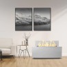 Vrijstaande bio-ethanol haard voor binnen en buiten 100x40x40cm Caravaggio Korting