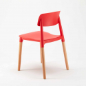 Vierkante salontafel zwart 70x70 cm en 2 gekleurde stoelen Barcellona Mojito 