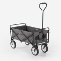 Multifunctionele, opvouwbare bolderkar op 4 wielen met een capaciteit van 80 kg Polly Aanbieding