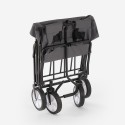 Multifunctionele, opvouwbare bolderkar op 4 wielen met een capaciteit van 80 kg Polly Kortingen