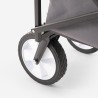 Multifunctionele, opvouwbare bolderkar op 4 wielen met een capaciteit van 80 kg Polly Voorraad