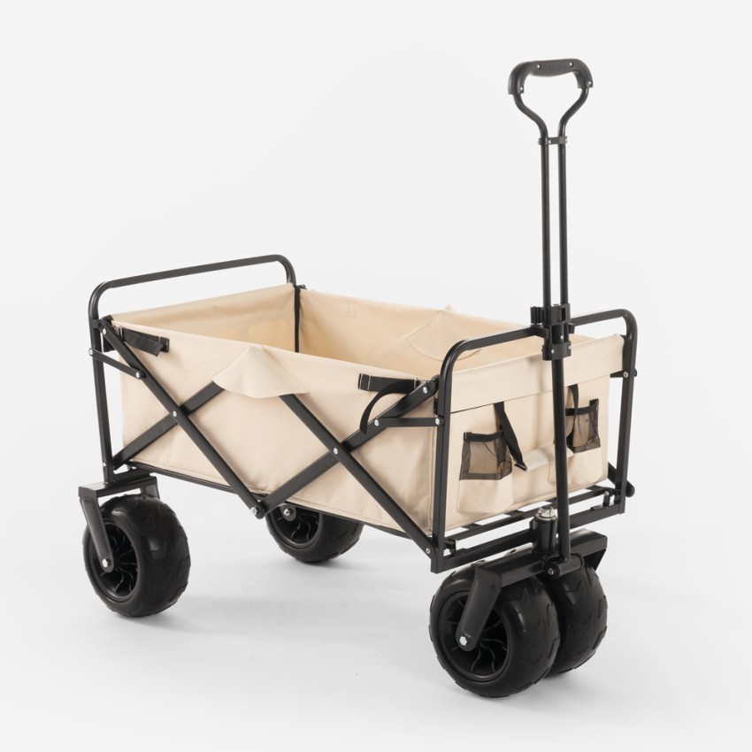 Opvouwbare bagagewagen voor tuin, camping en strand Marty Aanbieding Opvouwbare bagagewagen voor tuin, camping en strand Marty Aanbieding