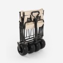 Opvouwbare bagagewagen voor tuin, camping en strand Marty Catalogus