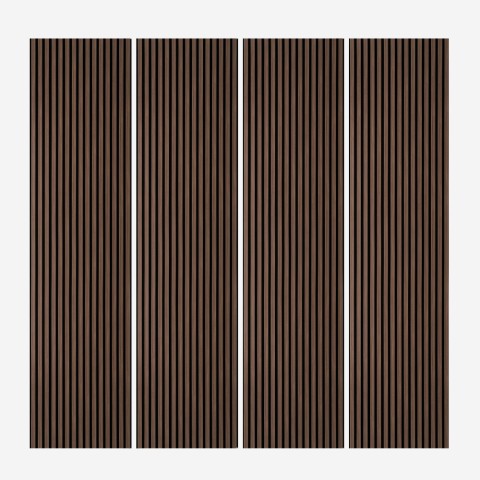 4 x akoestisch wandpaneel wenge 240x60 cm Kover-WG Aanbieding