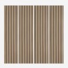 4 x akoestische wandpanelen 240x60cm Walnoothout Kover-W Aanbieding