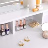 Moderne witte make-up tafel Lena met 2 laden en spiegel Kortingen
