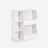 Witte kinderkamer speelgoedkast met vakken Lutelle Aanbod