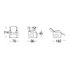 Medische relaxfauteuil met 2 motoren en liftfunctie Zero Gravity Isabel 