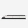 Modern design tv-meubel in hout met marmereffect 220 cm Condian Aanbod