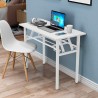 Opvouwbaar ruimtebesparend bureau met 2 niveaus 100x60 cm Foldesk Plus Kortingen