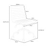 Ergonomisch verstelbare design bureaustoel in zwarte stof Zolder Dark Aanbod