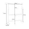 Verrijdbaar dubbelzijdig magnetisch whiteboard 180x90 cm  Albert XL Karakteristieken