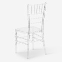 Transparante design stoelen voor ceremonies, bar of restaurant Chiavarina Crystal Korting