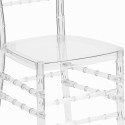 Transparante design stoelen Chiavarina Crystal voor ceremonies, bar of restaurant Kortingen
