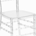 Transparante design stoelen voor ceremonies, bar of restaurant Chiavarina Crystal Kortingen