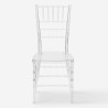 Transparante design stoelen Chiavarina Crystal voor ceremonies, bar of restaurant Voorraad