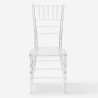 Transparante design stoelen voor ceremonies, bar of restaurant Chiavarina Crystal Voorraad