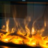 Elektrische vrijstaande haard laag energieverbruik klassieke omlijsting Cetona 