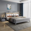 Modern design tweepersoonsbed 180x200 cm met LED en USB Courier King Aanbieding