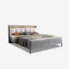 Modern tweepersoonsbed 160x200 cm met opbergruimte LED USB Courier Kortingen