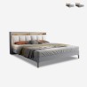 Modern design tweepersoonsbed 180x200 cm met LED en USB Courier King Verkoop