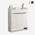 Modern design schoenenkast met 3 deuren en 3 laden Zipel Aanbieding