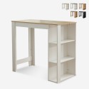 Moderne hoge barkeuken met stoelen en planken Charmes Aanbieding