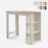 Moderne hoge barkeuken met stoelen en planken Charmes Aanbieding