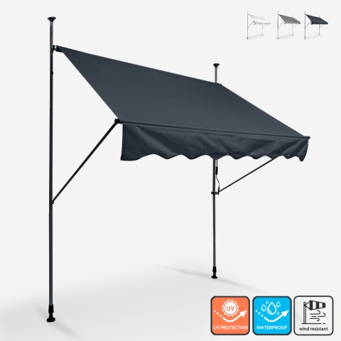 Uitklapbare luifel 200x200 cm voor buiten Somber L Aanbieding