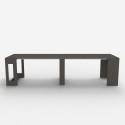 Moderne, ruimtebesparende, uitschuifbare tafel Garda, 90x51-237cm 