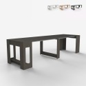 Moderne, ruimtebesparende, uitschuifbare tafel Garda, 90x51-237cm Aanbod