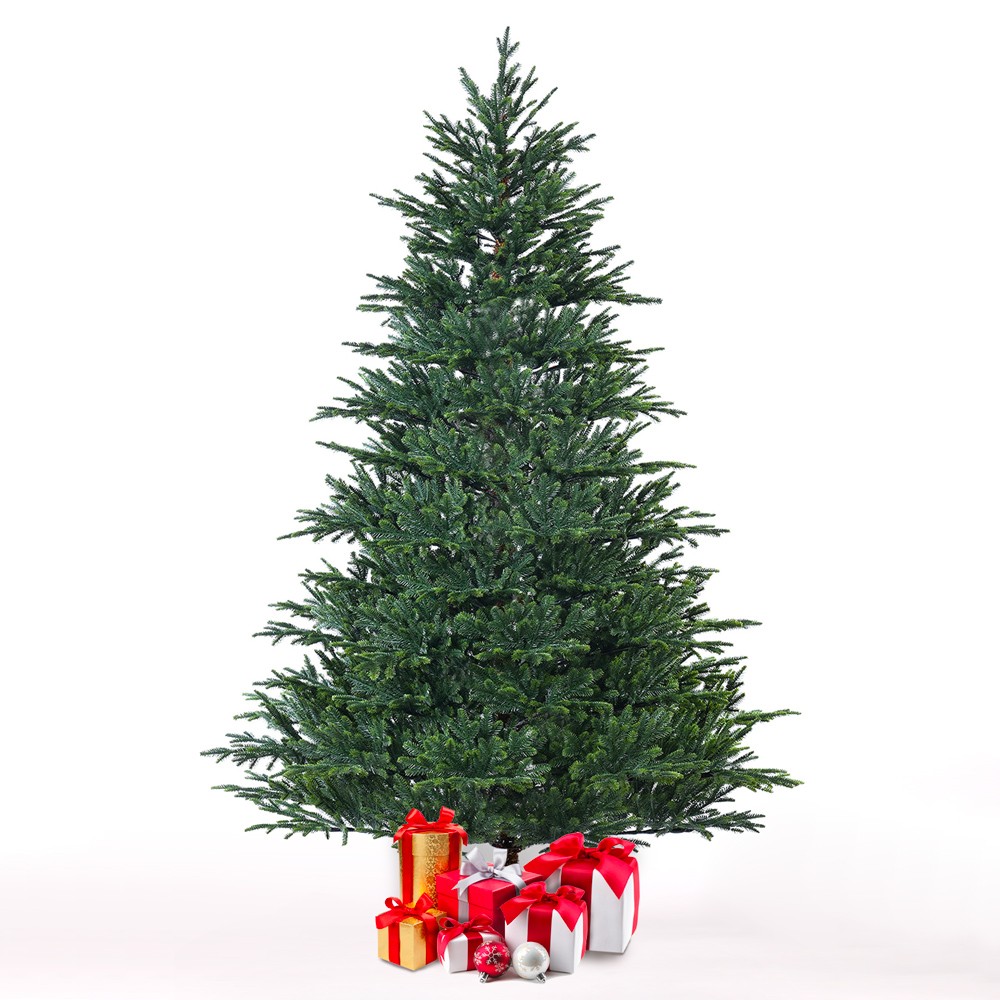 Kerstboom 210 cm hoog kunstmatig groen extra dicht Bern