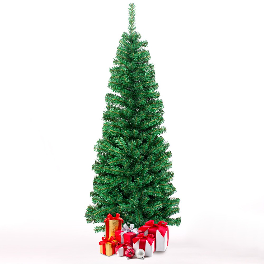 Kerstboom 240 cm kunstgroen met extra dikke nep takken Arvika