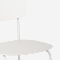 Eetkamerstoel van polypropyleen en metaal in modern design Josy 