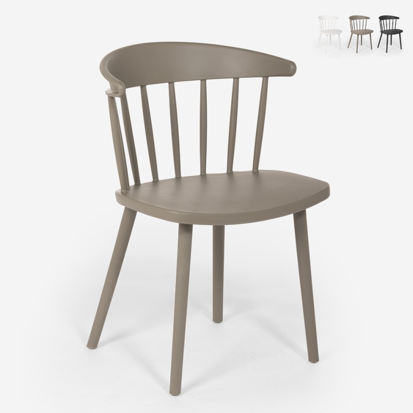 Scandinavisch design polypropyleen stoel voor binnen en buiten Ogra Aanbieding