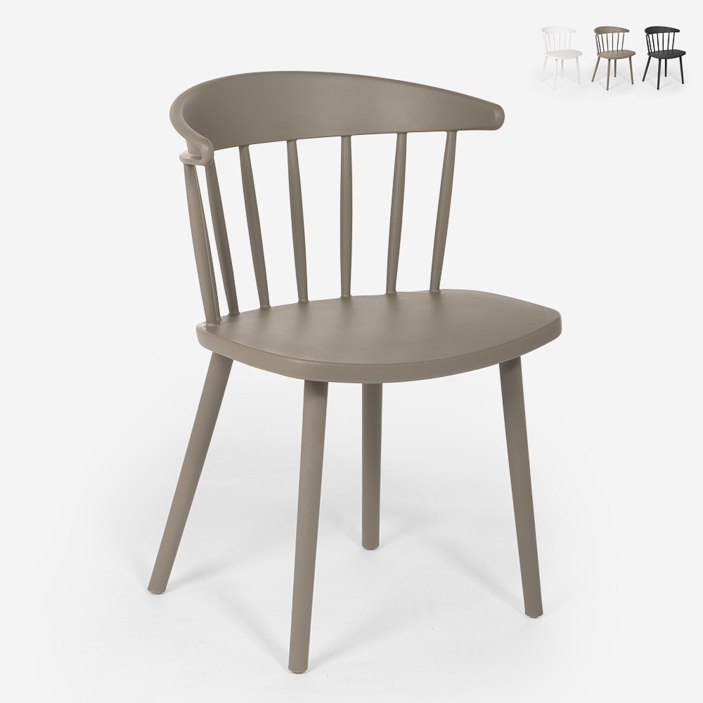 Scandinavisch design polypropyleen stoel voor binnen en buiten Ogra
