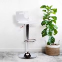 Verchroomde stalen kruk San José in modern design Catalogus